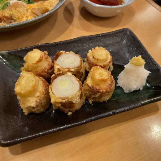 木の芽　ねぎ入りちくわ天